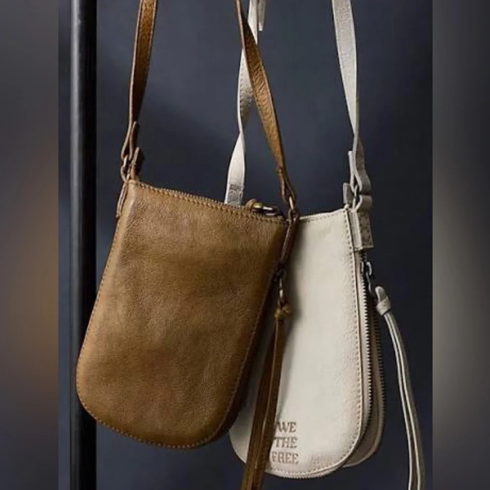 We The Free Brown Crossbody Phone Pouch
